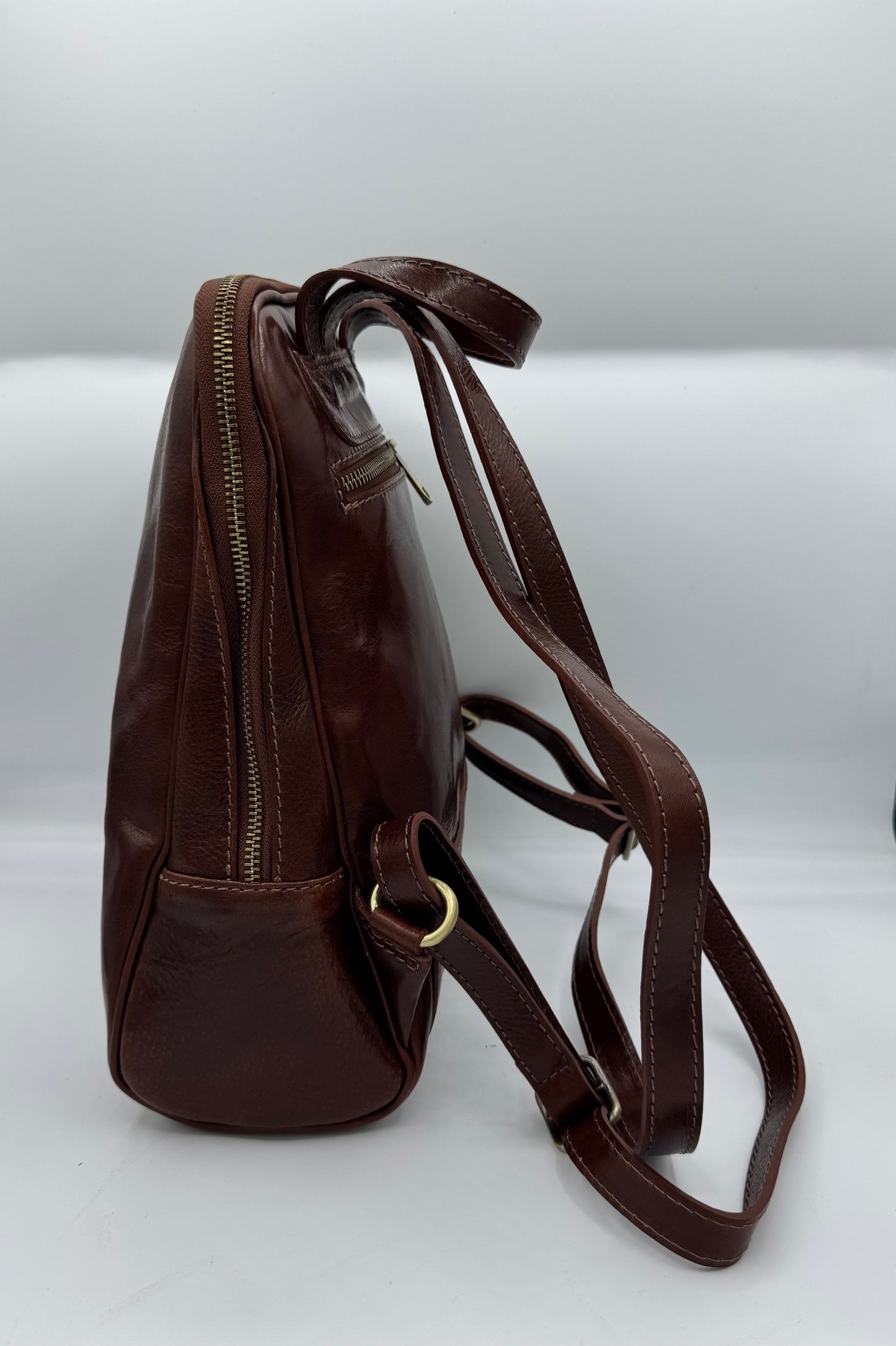 Backpack Cuoio in genuine leather Made in Italy